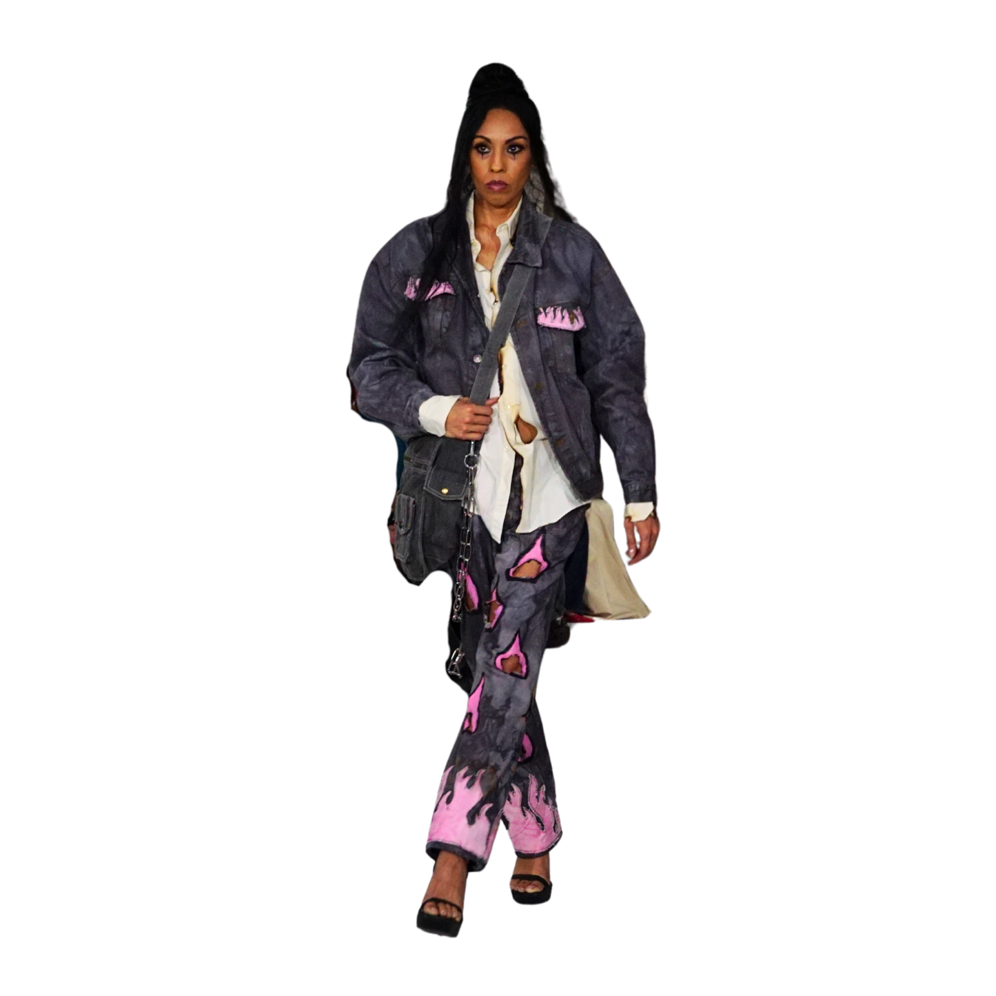 Burning Passion (Grey and Pink)