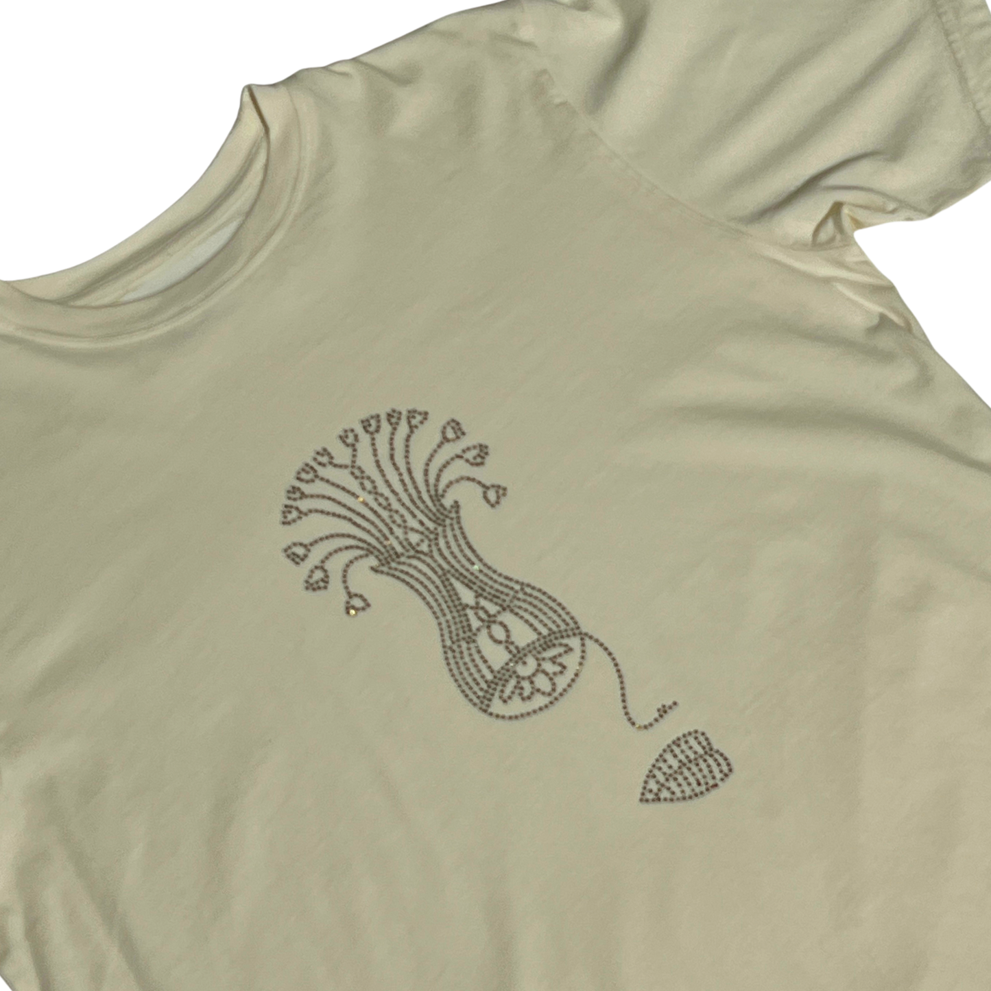 "Flowerpoteye" Rhinestone Tee