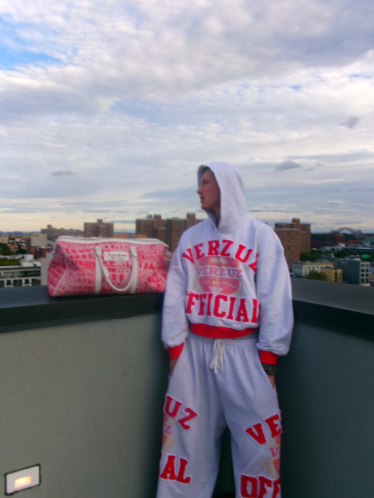 ROTB Red Croc Duffle, NYFW sample, RICHOUTHEBOX NYC — view 5
