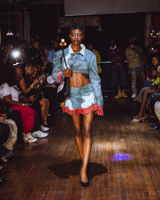 OUTHEWORLD, 1-of-1 NYFW SS27 runway look by RICHOUTHEBOX