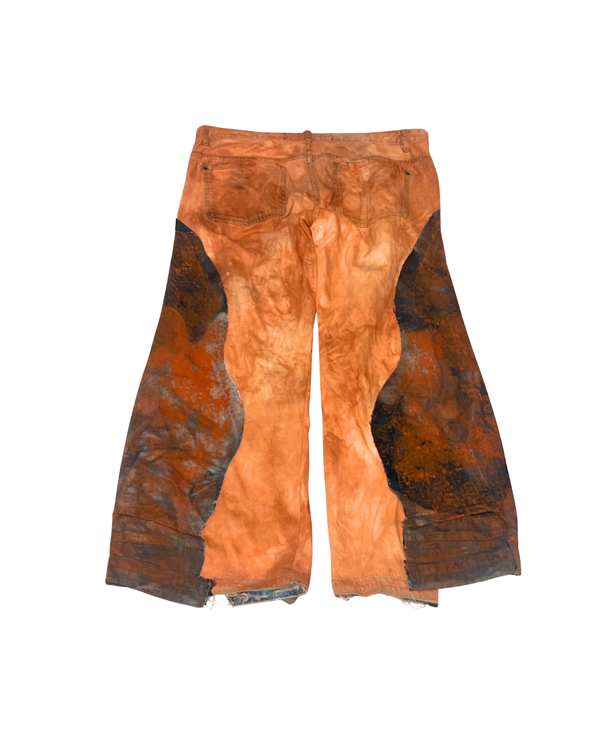 Fronto rust contrast-panel pants, back, 1-of-1 NYFW SS27 by RICHOUTHEBOX