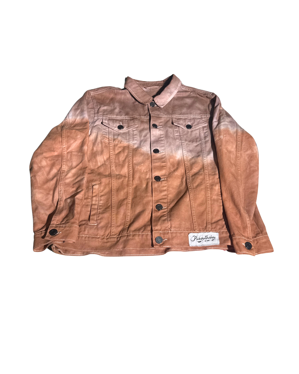Creative Spectrum copper ombré jacket, front, 1-of-1 NYFW SS27 by RICHOUTHEBOX