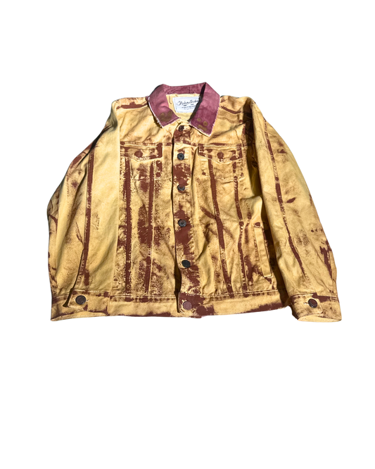 Sunshine golden yellow jacket, front, 1-of-1 NYFW SS27 by RICHOUTHEBOX