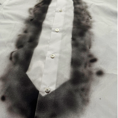 "BLENDING OUT" Button-up