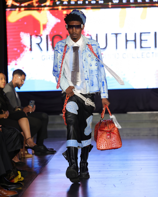 Rockstar Sw@g, 1-of-1 NYFW SS27 runway look by RICHOUTHEBOX