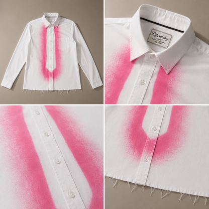 "Tie Negative" - Pink