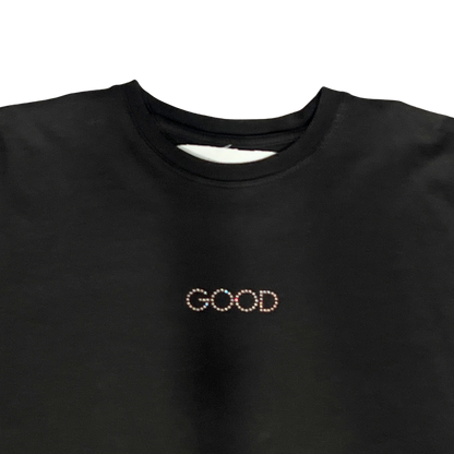 "GOOD" Rhinestone Tee