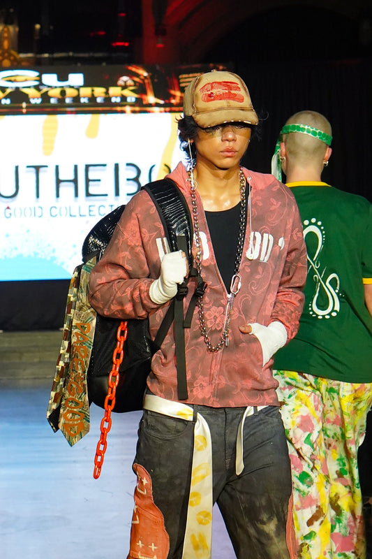 U GOOD? one-of-one NYFW hoodie, RICHOUTHEBOX NYC — view 1