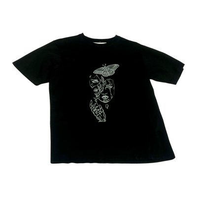 "Split face" Tee (black)