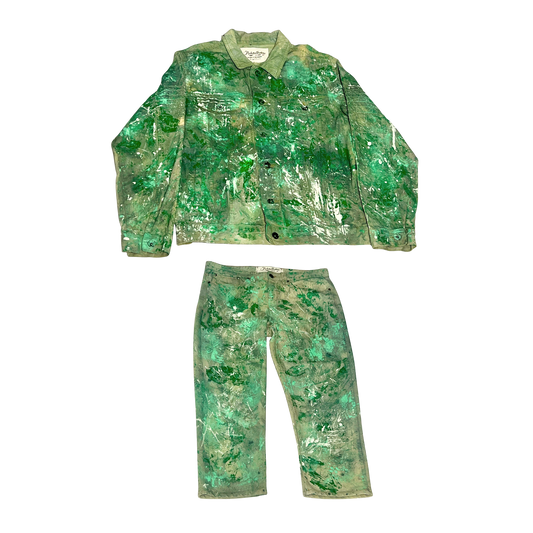 NYFW FW25: "Blending Out" Green (Top: L | Bottoms 34/26)