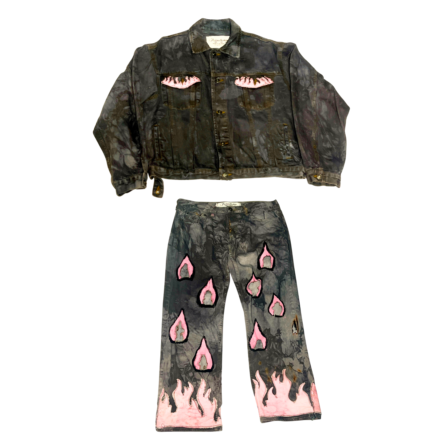 NYFW FW25: "Burning Passion" pink (Top: Men's M | Bottoms 32/30)