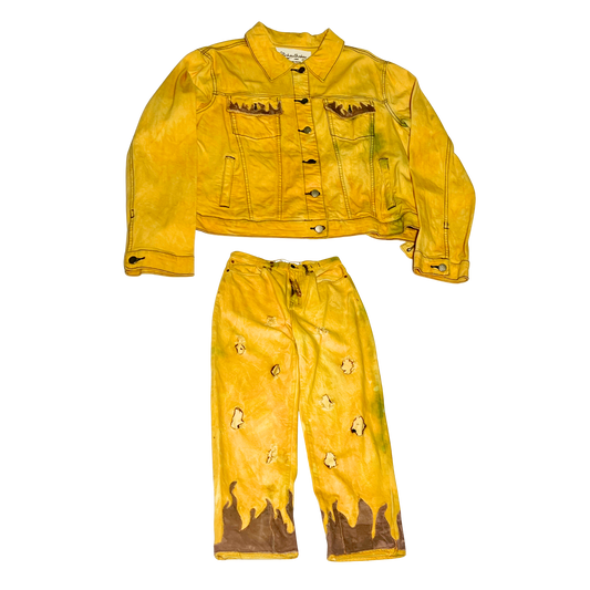 NYFW FW25: "Burning Passion" Plantain (Top: L | Bottoms 30/32)