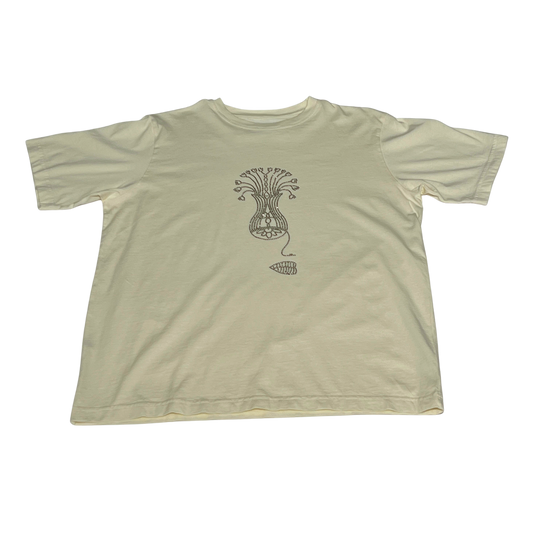"Flowerpoteye" Rhinestone Tee